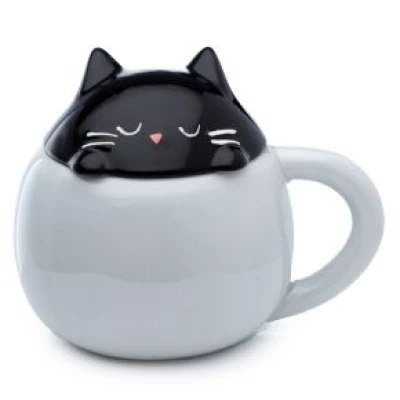 MUG CAT WITH LID