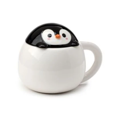 MUG PENGUIN WITH LID
