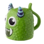 MONSTARZ MONSTERS GREEN UPSIDE D MUG
