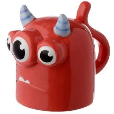 RED MONSTRAZ UPSIDE D MUG