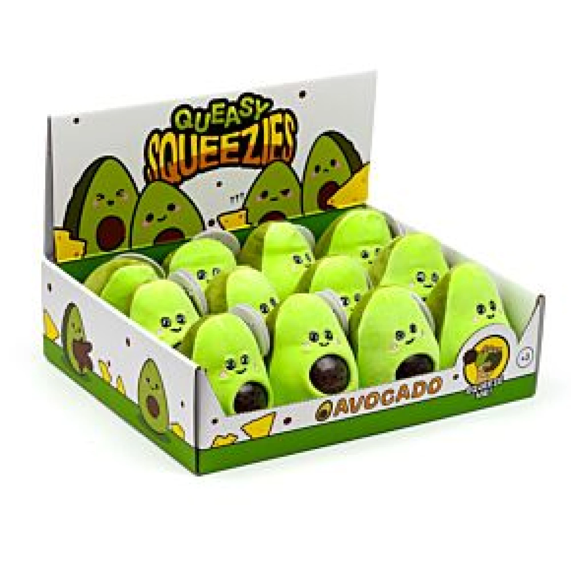 QUEASY SQUEEZIES AVOCADO PLUSH SQUEEZY