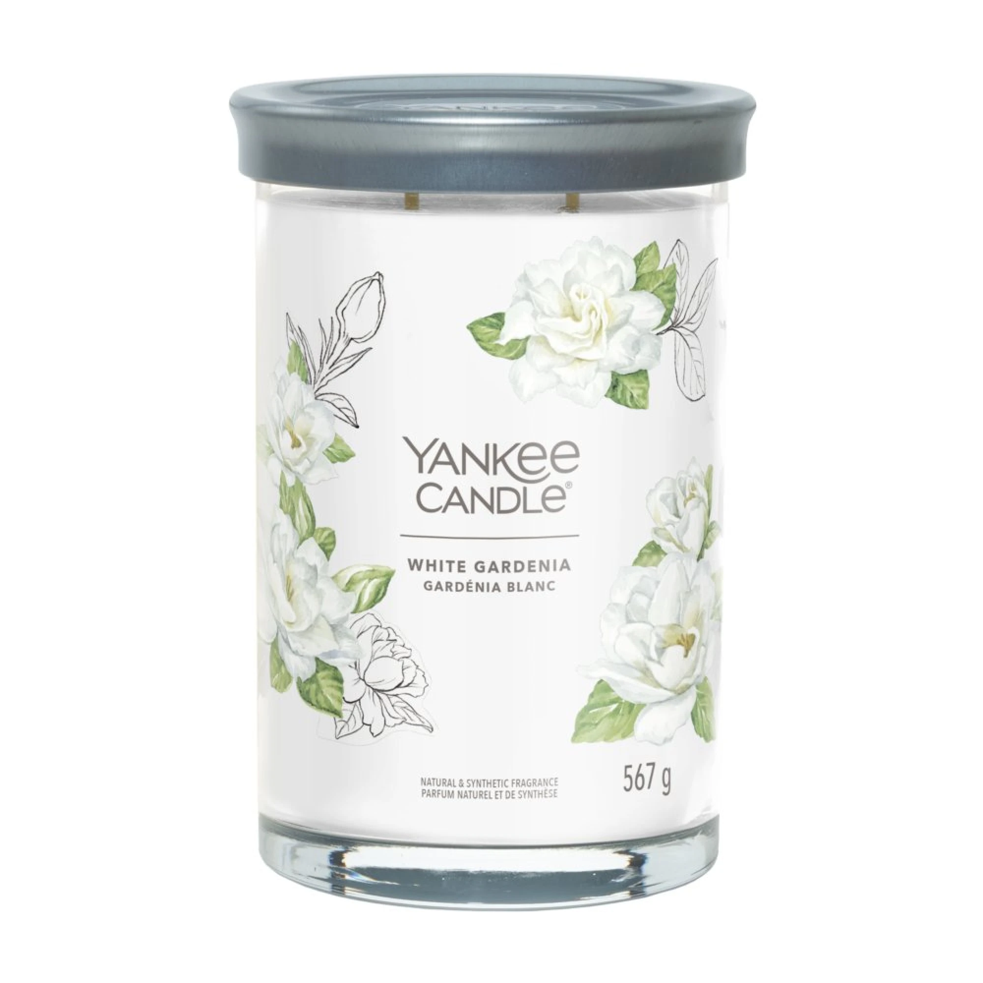 LARGE TUMBLER WHITE GARDENIA 567gr