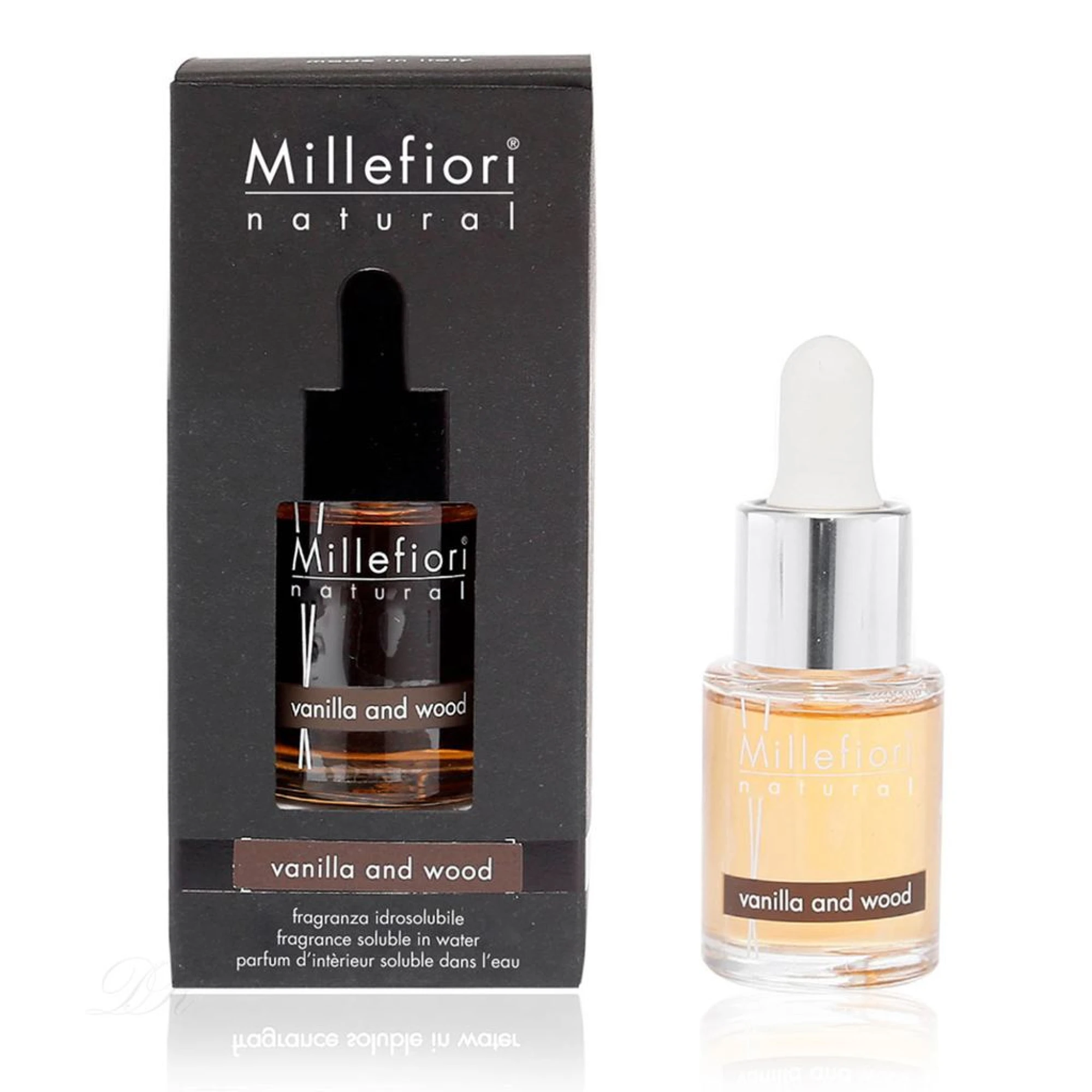 VANILLA & WOOD DROPS 15ml (Water soluble for electric diffuser)