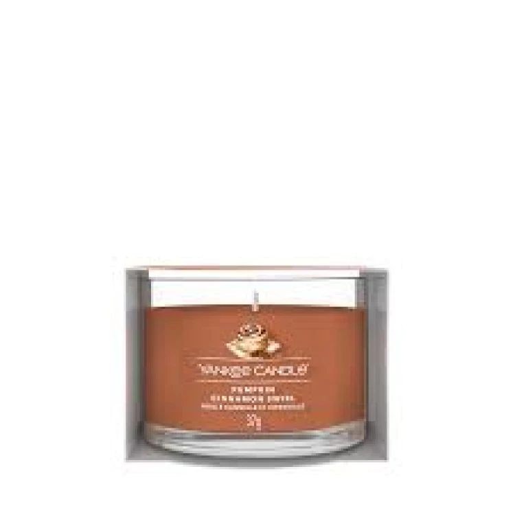 YC FILLED VOTIVE PUMPKIN CINNAMON SWIRL