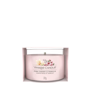 YC FILLED VOTIVE PINK CHERRY VANILLA