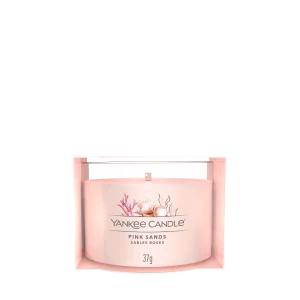 YC FILLED VOTIVE PINK SANDS