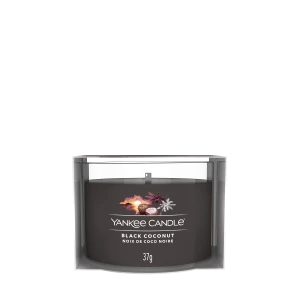 YC FILLED VOTIVE BLACK COCONUT