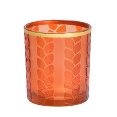 MAIZE VOTIVE HOLDER ORANGE