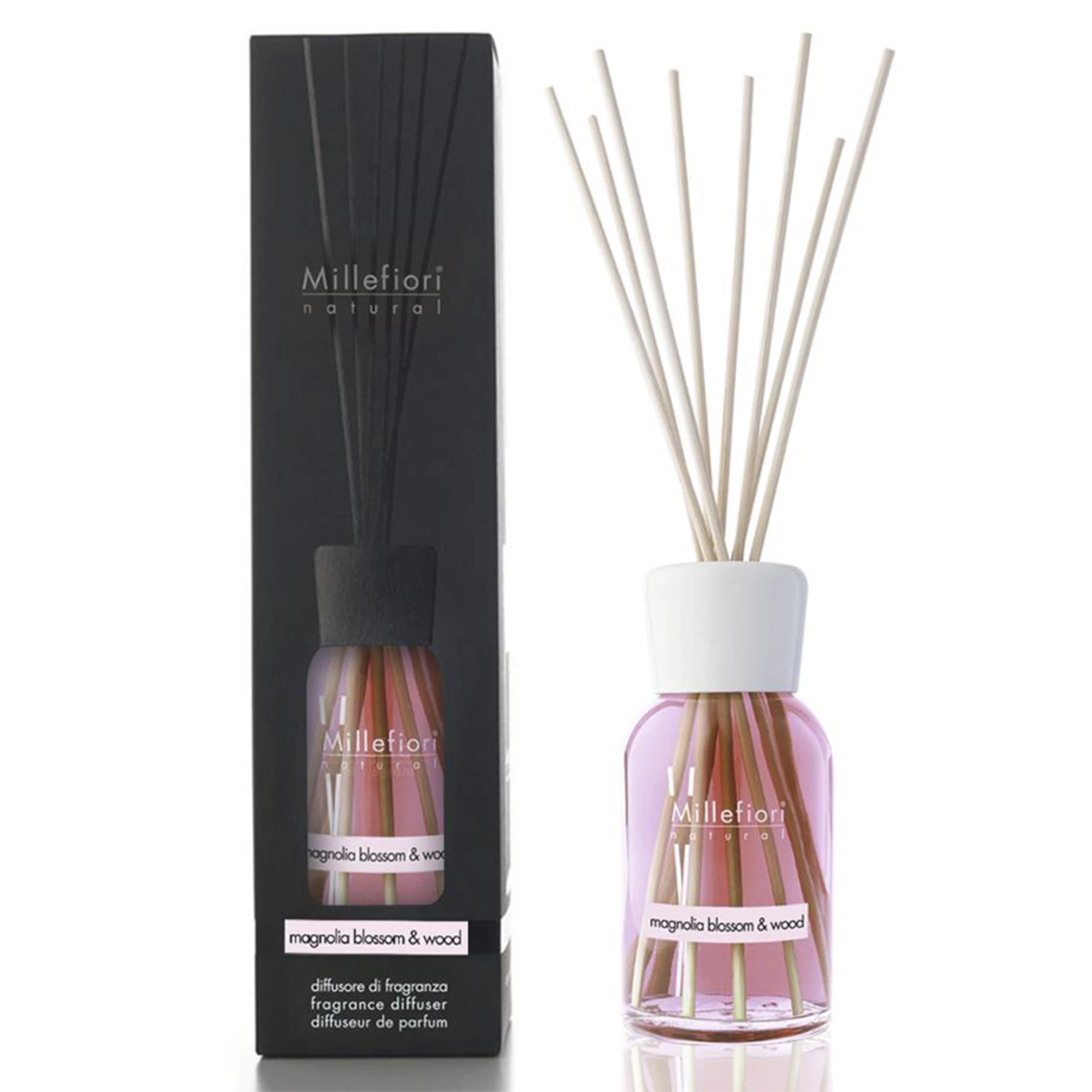 Millefiori Natural Reed Diffuser Magnolia Blossom and wood 250ml