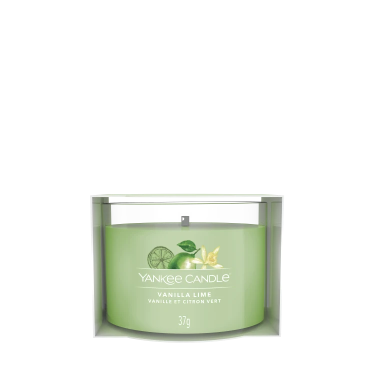 YC FILLED VOTIVE VANILLA LIME