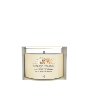 YC FILLED VOTIVE SOFT WOOL AMBER