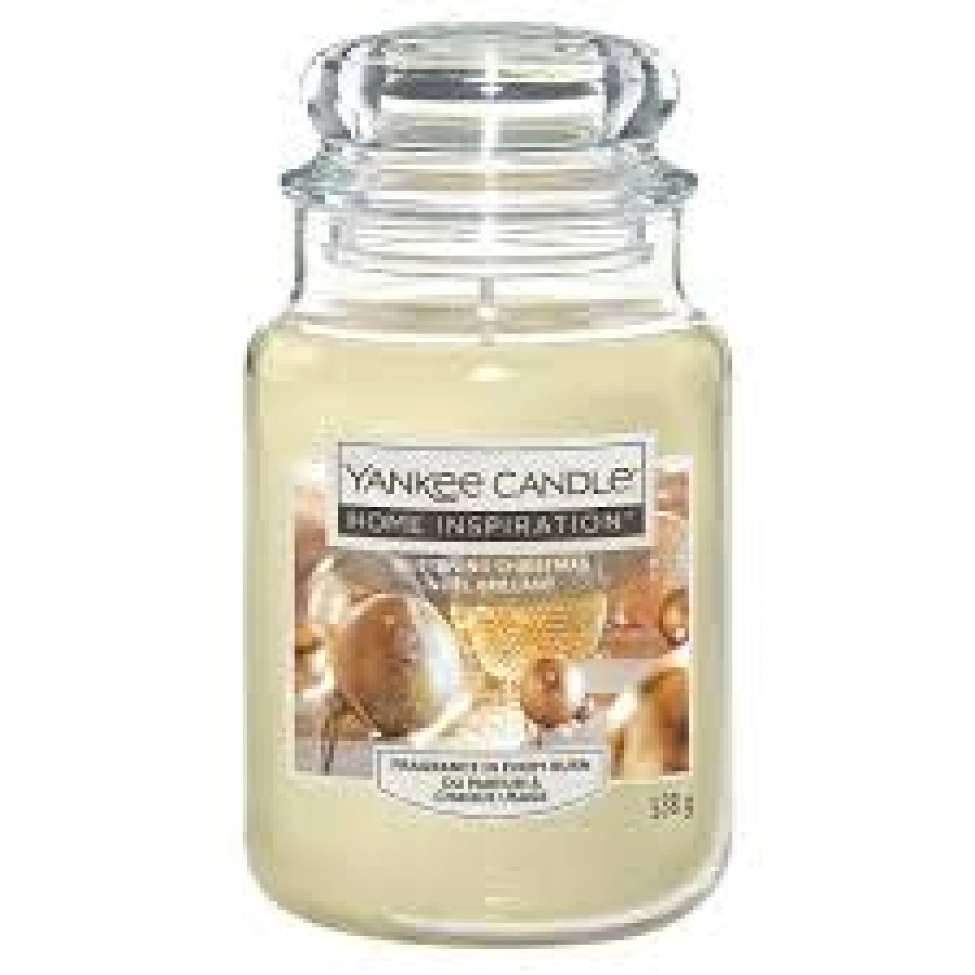 HI LARGE JAR GLISTENING CHRISTMAS