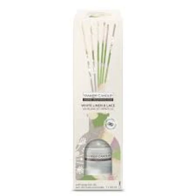 HI REED DIFFUSER WHITE LINEN/LACE