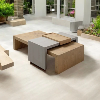 PULL OVER COFFEE TABLE