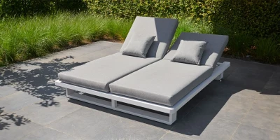 Sun lounger Fitz Roy 2-person - adjustable