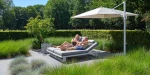 Sun lounger Fitz Roy 2-person - adjustable