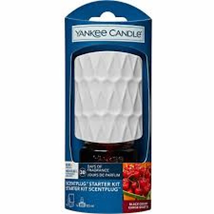 YC SCENT UK PLUG ORGANIC PATTERN STARTER KIT BLACK CHERRY