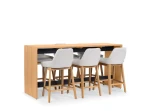 Lyon bar set 6 person Teak | Dune | 7-delig