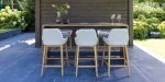 Lyon bar set 6 person Teak | Dune | 7-delig