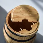 Wooden Barrel Dispenser