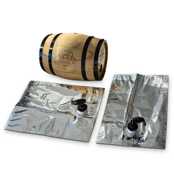 Wooden Barrel Dispenser