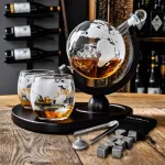 Deluxe Globe Decanter Set