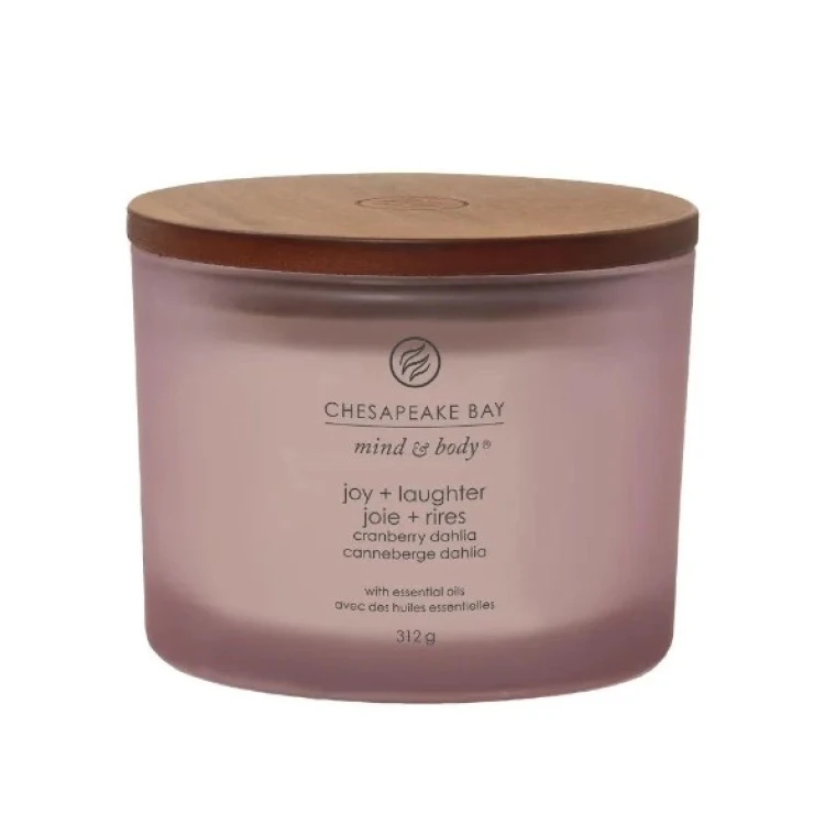CBC 3-WICK JAR JOY & LAUGHTER