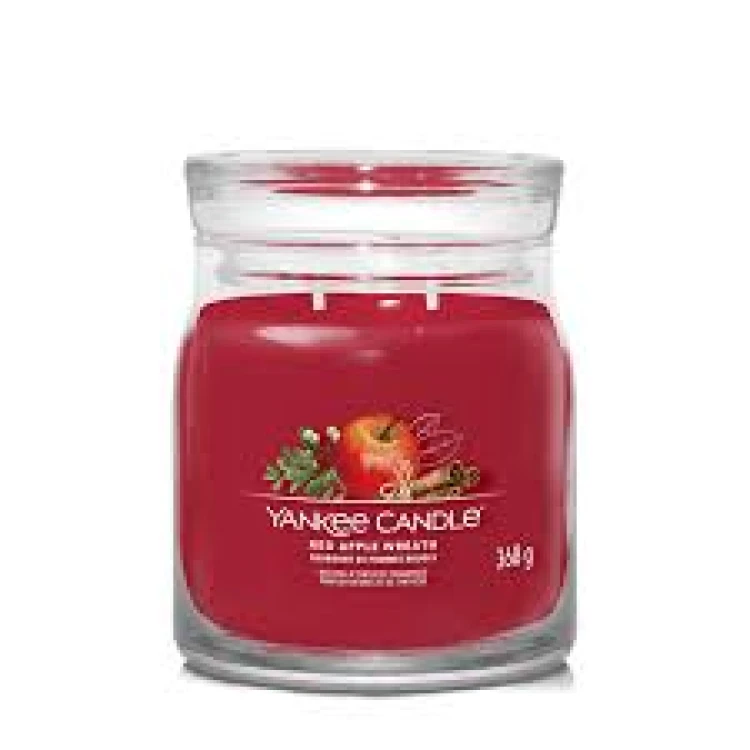 YC SIGNATURE MEDIUM JAR RED APPLE WREATH