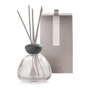 MARBLE GLASS DIFFUSER CLEAR WITH GREY CAP 