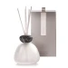 MARBLE GLASS DIFFUSER FROSTED WITH BLACK CAP
