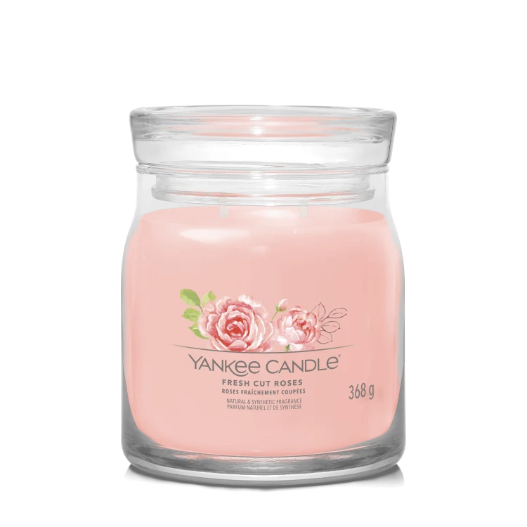 YC SIGNATURE MEDIUM JAR FRESH CUT ROSES